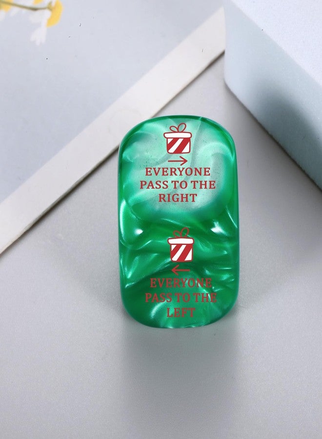 Perleddom 2025 Christmas Santa Swap Gift Exchange Dice Christmas Stocking Stuffers for Men Women Funny Gag Gift for Teens Boys Girls Party Exchange Gifts White Elephant Dice for Family Party - Image 2